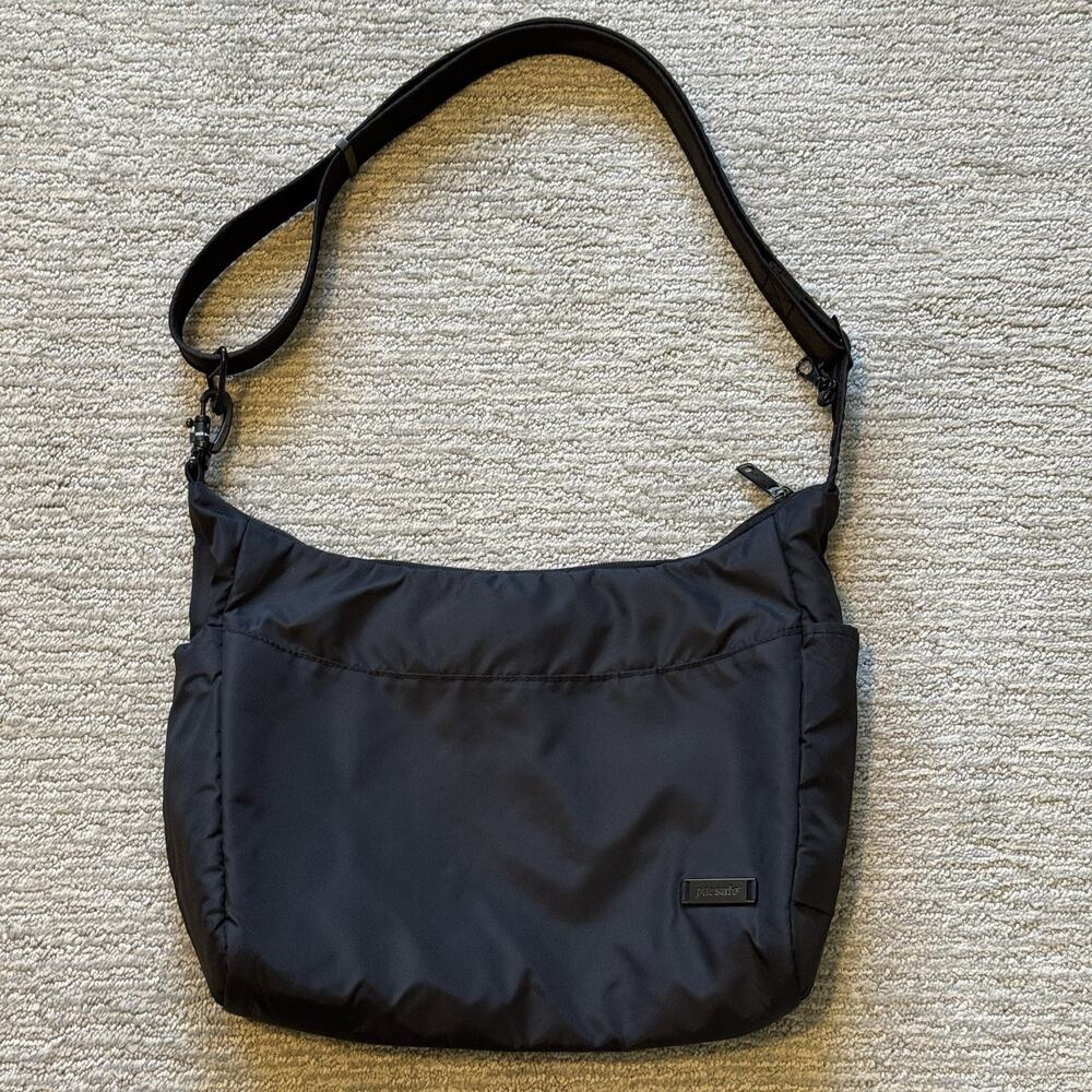 Pacsafe Black Crossbody Anti-Theft Shoulder Bag